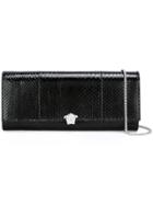 Versace Medusa Fastening Clutch - Black