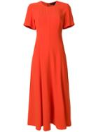 Proenza Schouler Sweetheart Seamed Fitted Dress - Yellow & Orange