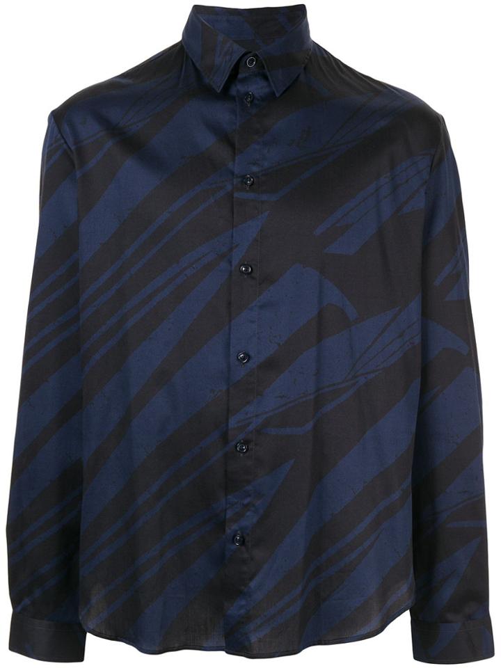 Band Of Outsiders Spaceship Print Shirt - Blue