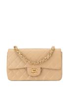 Chanel Pre-owned 1992 Quilted Cc Shoulder Bag - Neutrals