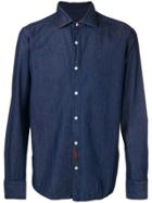 Mp Massimo Piombo Denim Shirt - Blue