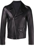 Curieux Leather Biker Jacket, Men's, Size: Xl, Black, Nappa Leather
