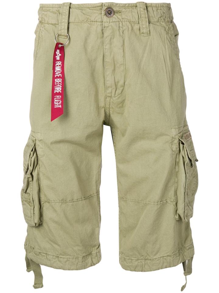 Alpha Industries Cargo Shorts - Green