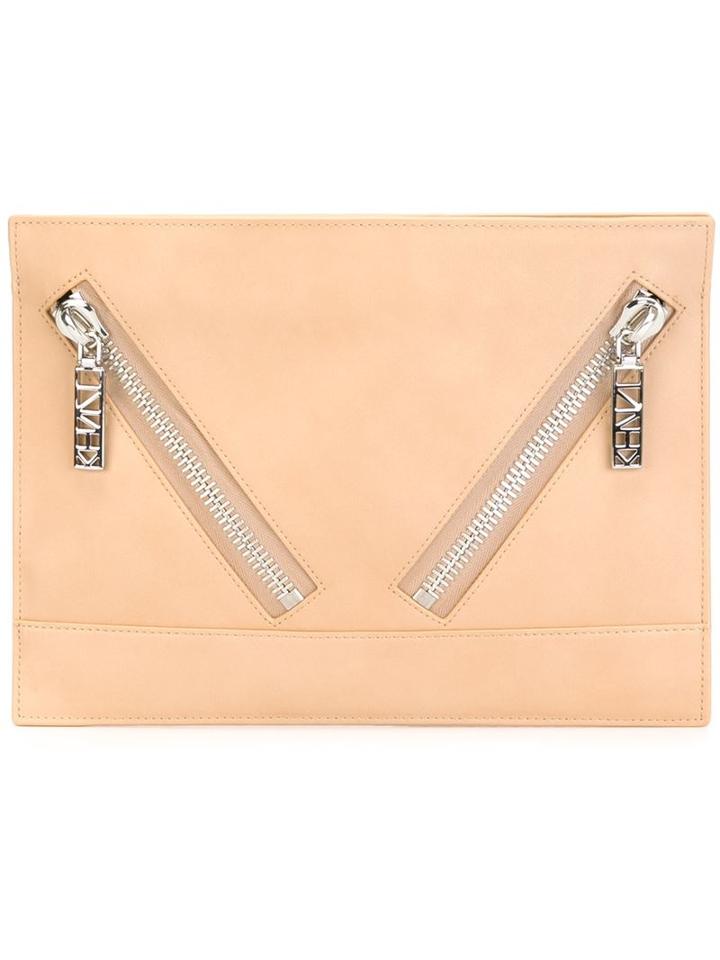 Kenzo 'kalifornia' Clutch, Women's, Nude/neutrals