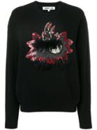 Mcq Alexander Mcqueen Embellished Sweatshirt - Black