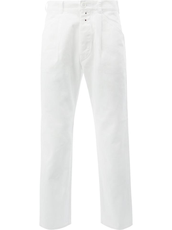 Ganryu Comme Des Garcons - Plain Chinos - Men - Cotton - S, White, Cotton