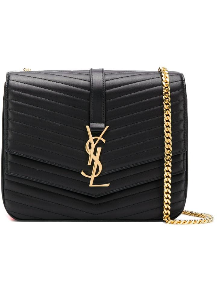 Saint Laurent Small Envelope Bag - Black