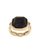 Goossens Square Cabochons Ring - Gold