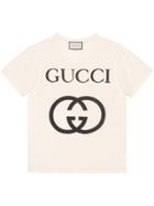 Gucci Oversize T-shirt With Interlocking G - White