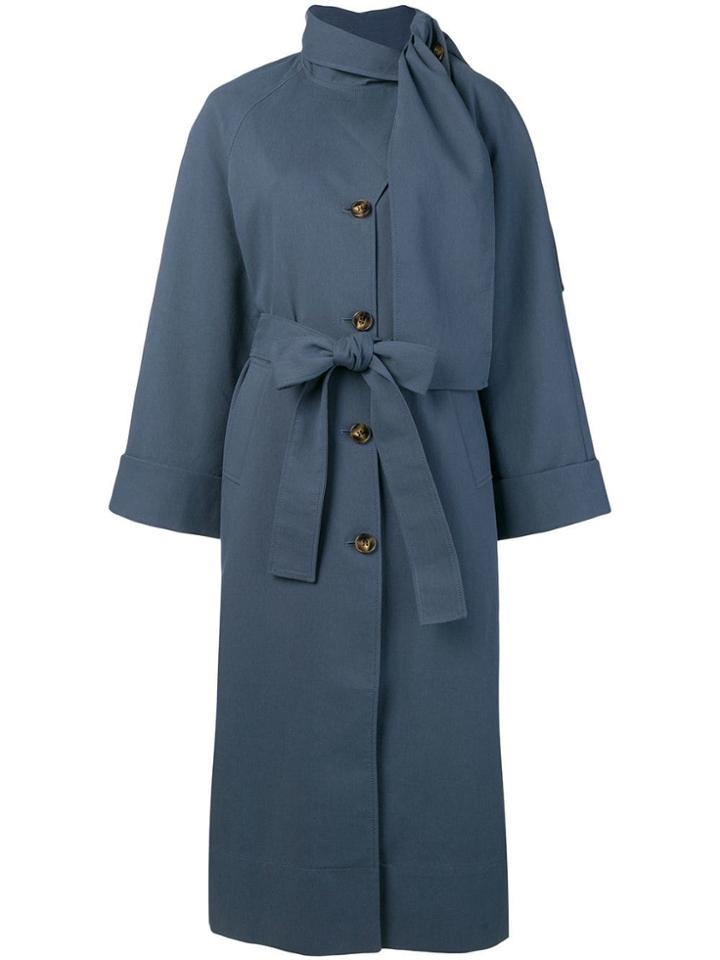 Rejina Pyo Riley Trench Coat - Blue