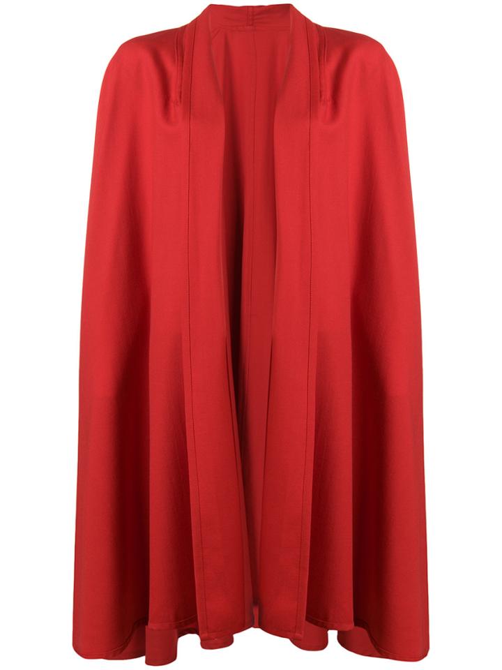 Roberta Di Camerino Vintage Open Front Coat - Red