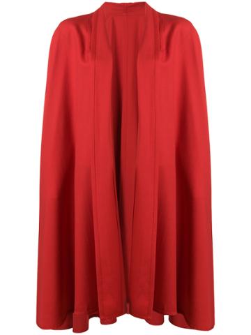 Roberta Di Camerino Vintage Open Front Coat - Red