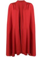 Roberta Di Camerino Vintage Open Front Coat - Red