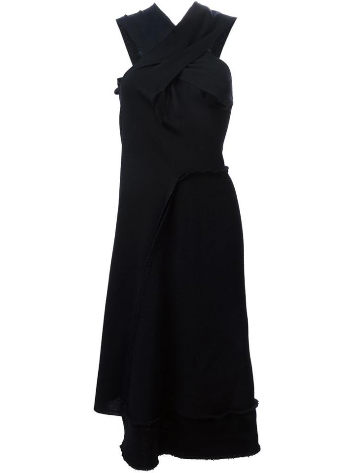 Comme Des Garcons Vintage Crossed Strap Jersey Dress