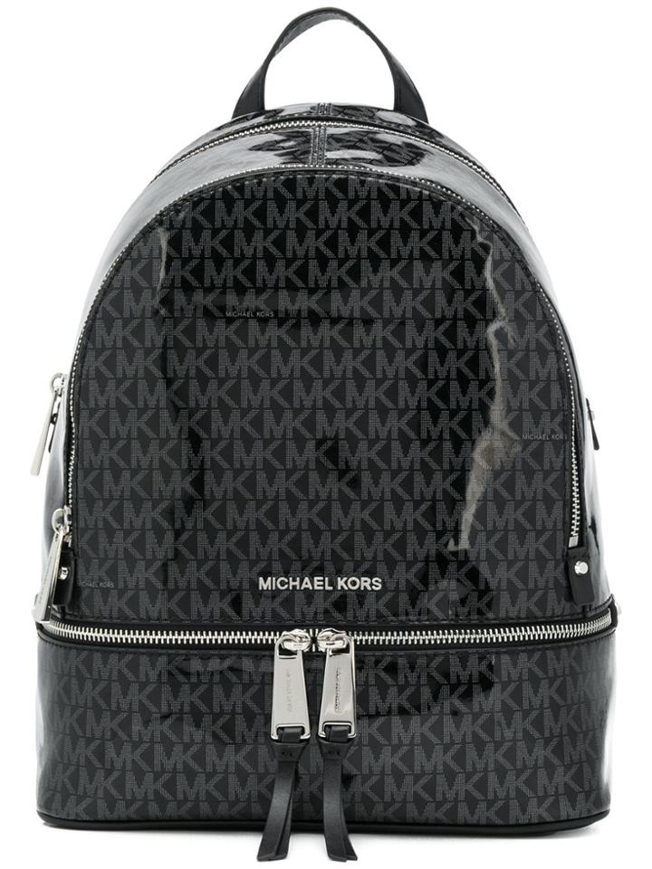 Michael Michael Kors Monogram Backpack - Black