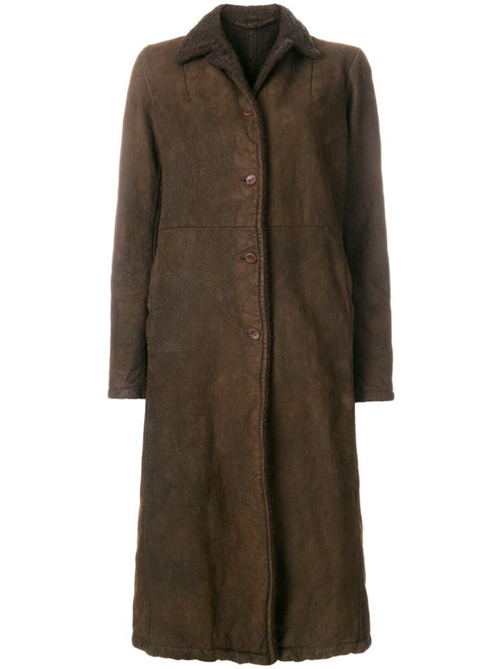 Salvatore Santoro Button-down Coat - Brown