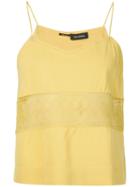 Yigal Azrouel Embroidered Panel Camisole