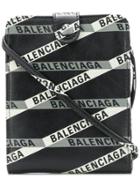 Balenciaga Strap Wallet Continental - Black