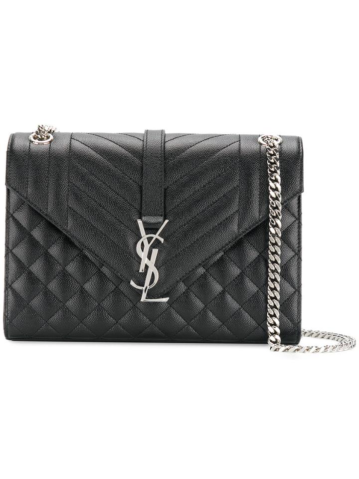 Saint Laurent Medium Envelope Bag - Black
