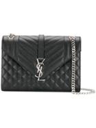 Saint Laurent Medium Envelope Bag - Black