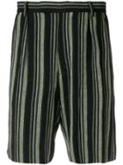 Golden Goose Deluxe Brand Striped Shorts - Black