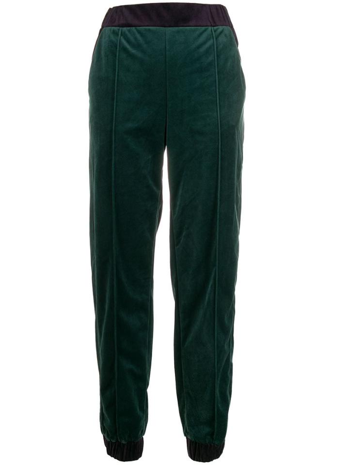 Emporio Armani Color-block Track Pants - Green