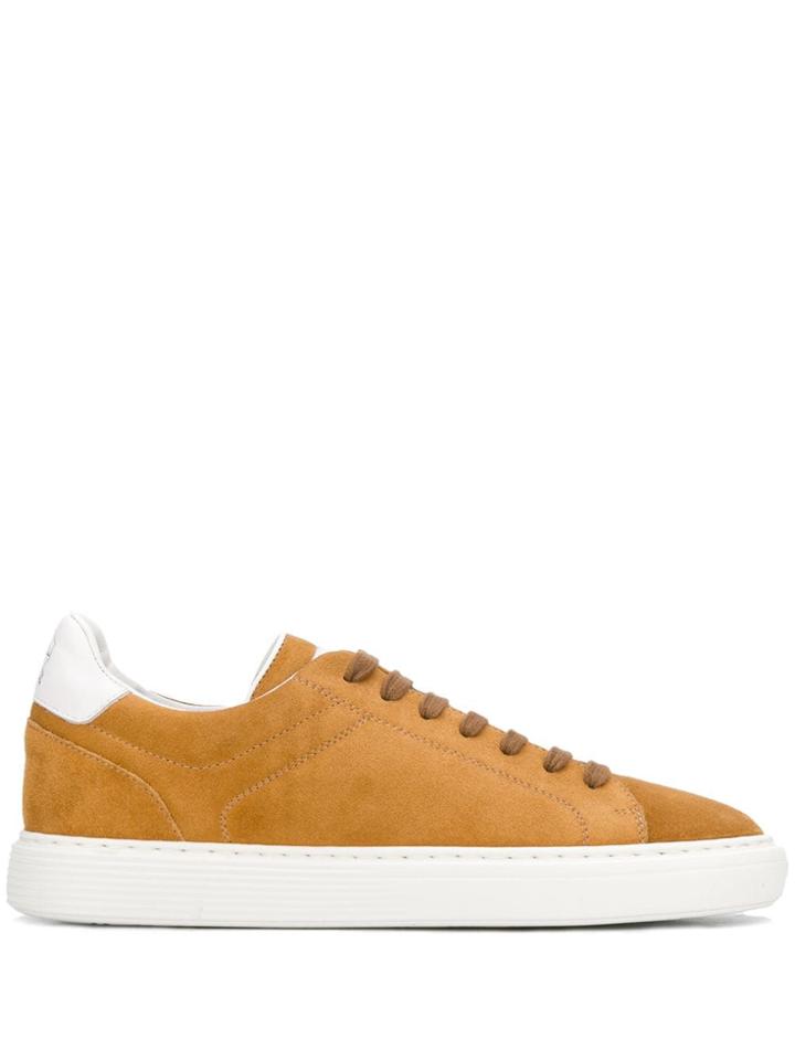 Brunello Cucinelli Classic Lace-up Sneakers - Neutrals