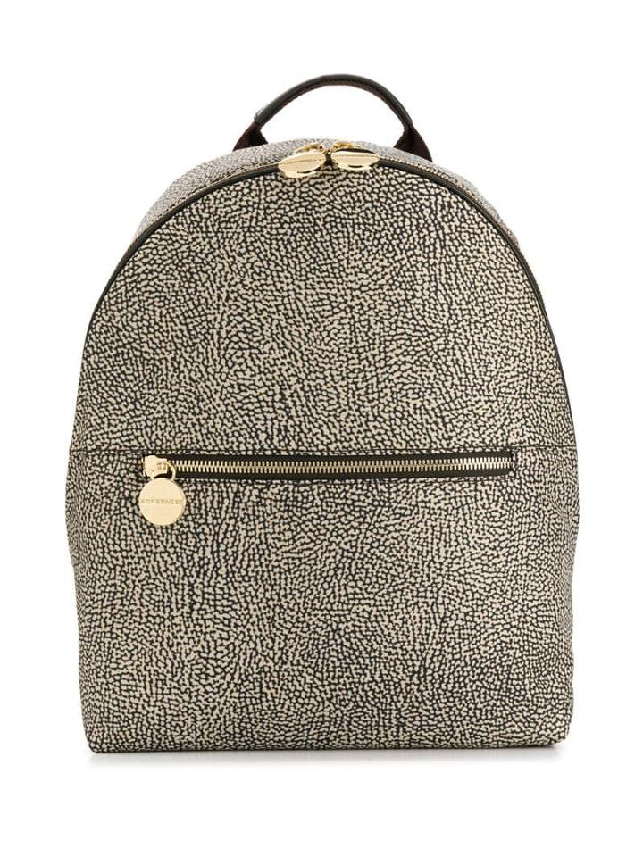 Borbonese Medium Backpack - Neutrals