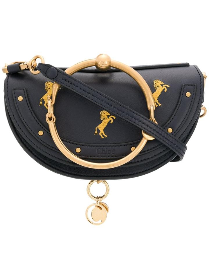Chloé Nile Minaudière Bag - Blue