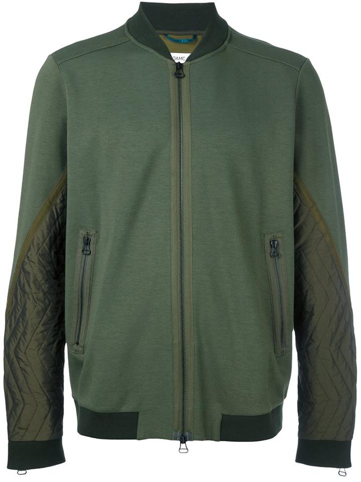 Oamc Lightweight Bomber Jacket, Men's, Size: Xl, Green, Cotton/polyamide/virgin Wool