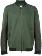 Oamc Lightweight Bomber Jacket, Men's, Size: Xl, Green, Cotton/polyamide/virgin Wool