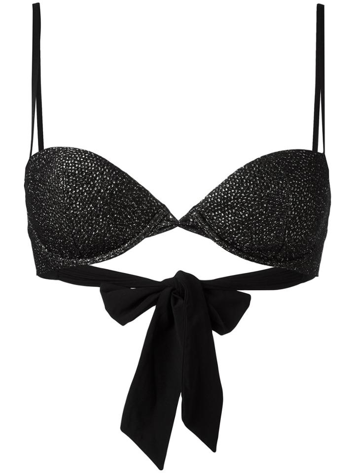 Carine Gilson Push-up Bikini Top - Black