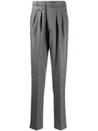 Lardini Pleated Front Tailored Trousers - Grey