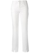 Courrèges - Iconic Suit Trousers - Women - Cotton - 38, White, Cotton