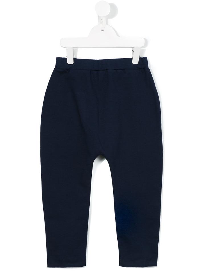 Le Petit Coco Elasticated Waistband Trousers, Toddler Boy's, Size: 2 Yrs, Blue