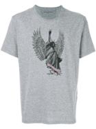 John Varvatos Statue Of Liberty Print T-shirt - Grey