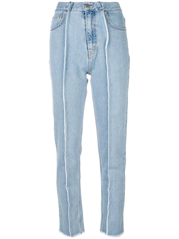 Rokh High Rise Jeans - Blue