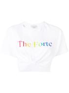 Forte Dei Marmi Couture Front Knot T-shirt - White