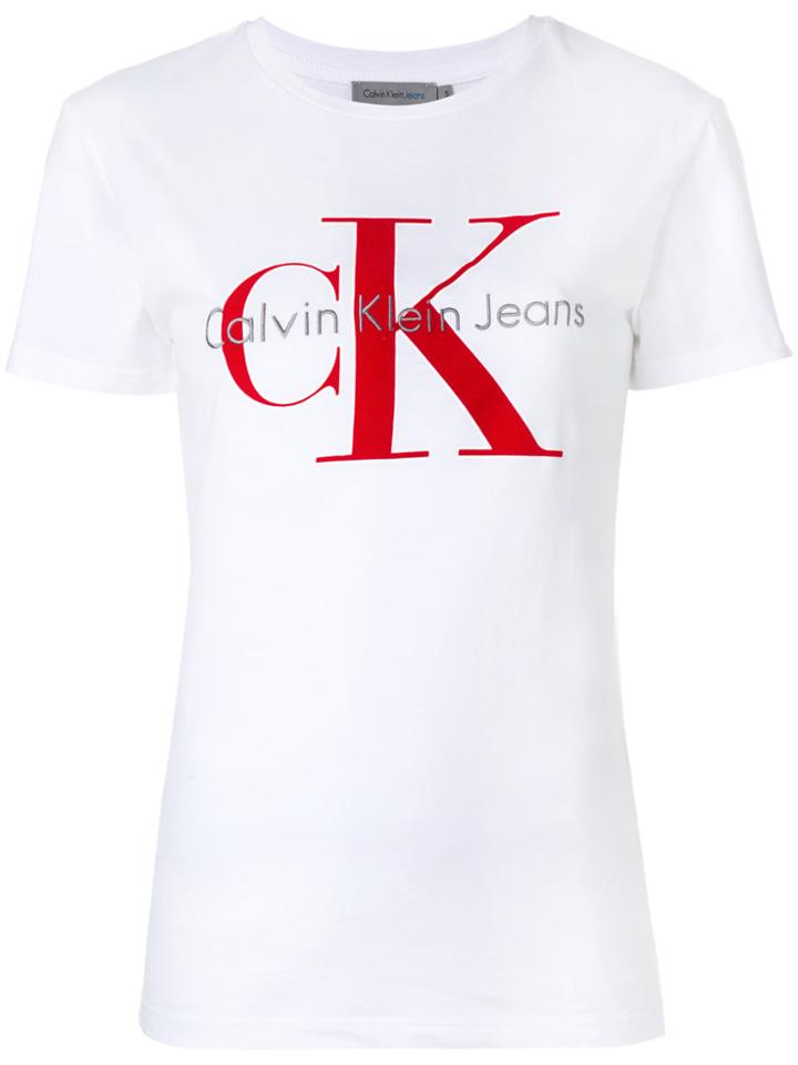 Calvin Klein Logo T-shirt - White
