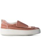 Sergio Rossi Loafer Skate Shoes - Pink & Purple