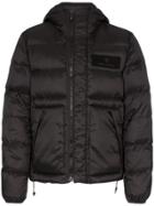 Marcelo Burlon County Of Milan Logo Patch Padded Jacket - Black