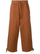 Ymc Wide-leg Trousers - Brown