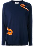 Sonia By Sonia Rykiel - Safety-pin Slit Jumper - Women - Cotton - M, Blue, Cotton