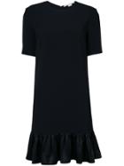 Stella Mccartney Ruffle Hem T-shirt Dress - Black