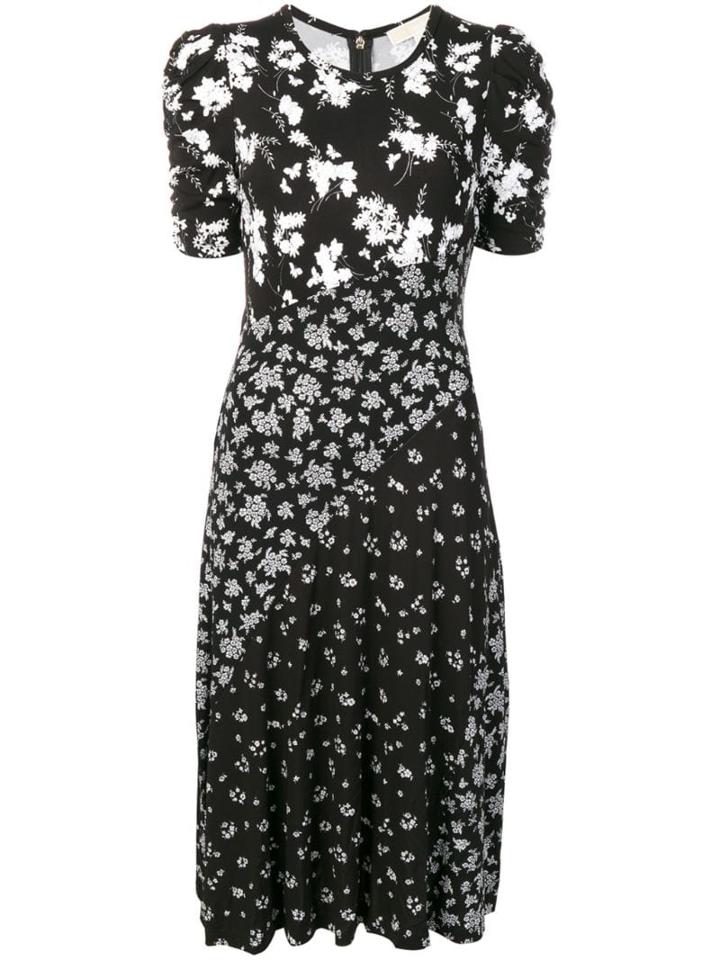 Michael Michael Kors Floral Shift Dress - Black