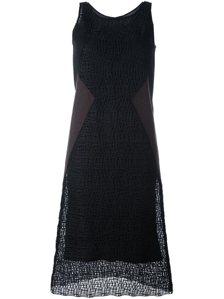 Neil Barrett Textured Shift Dress - Black
