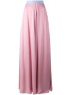 Roksanda Long Skirt, Women's, Size: 14, Pink/purple, Silk/polyamide/viscose