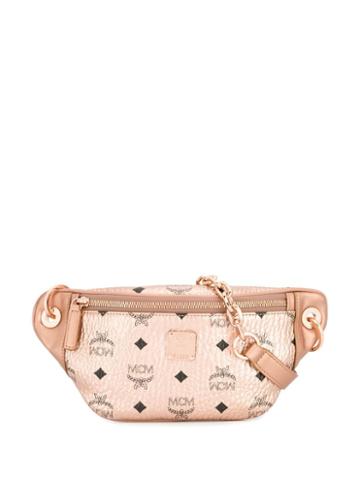 Mcm Essential Visetos Original Belt Bag - Gold