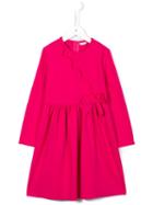 Il Gufo Pleated A-line Dress, Girl's, Size: 10 Yrs, Pink/purple