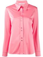 Givenchy Satin Pointed Collar Shirt - Pink